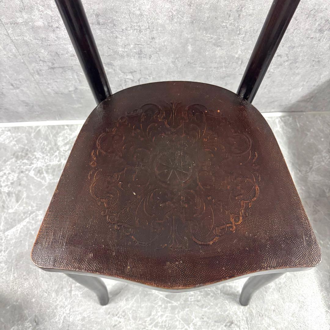 英国イギリスアンティーク ベントウッドチェア ムンダス社 曲木椅子　2脚