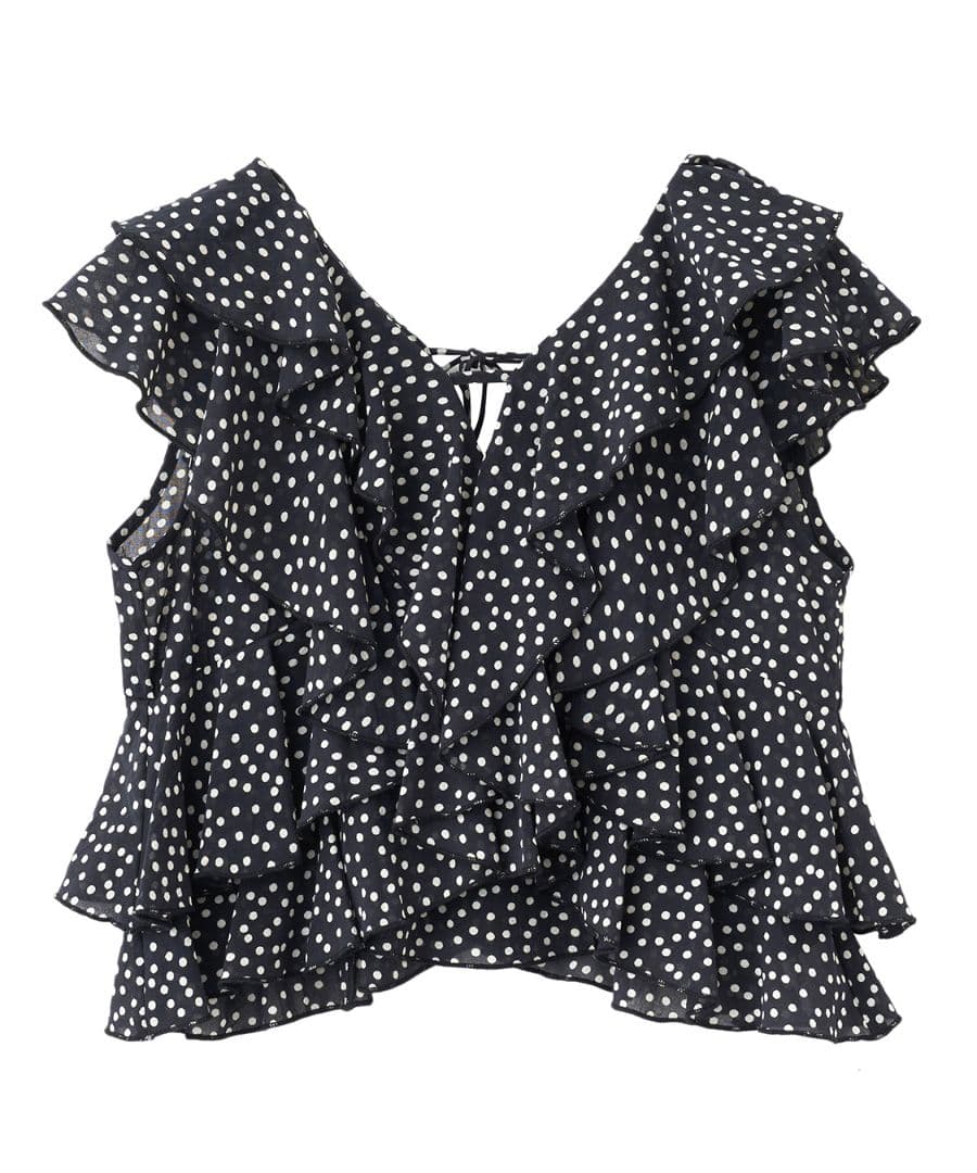 専用　完売　ココディール　新品タグ付　ラッフルフリルブラウス