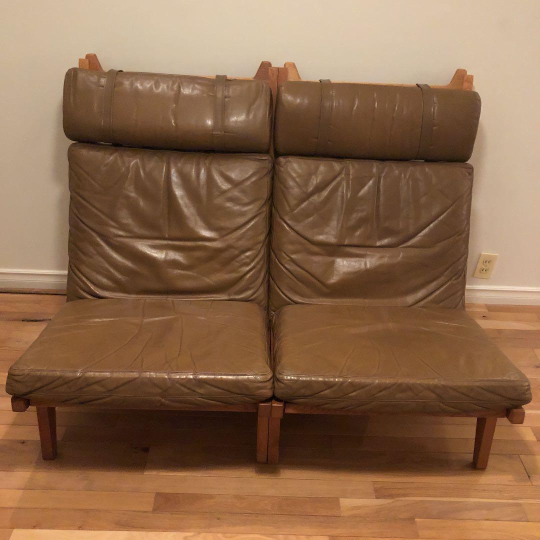 ウェグナーGETAMA社GE375ハイバックソファー