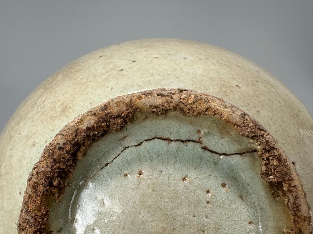 韓国美術　李朝時代　青白磁　白磁　青磁　壺　古物保証　時代物　朝鮮古美術