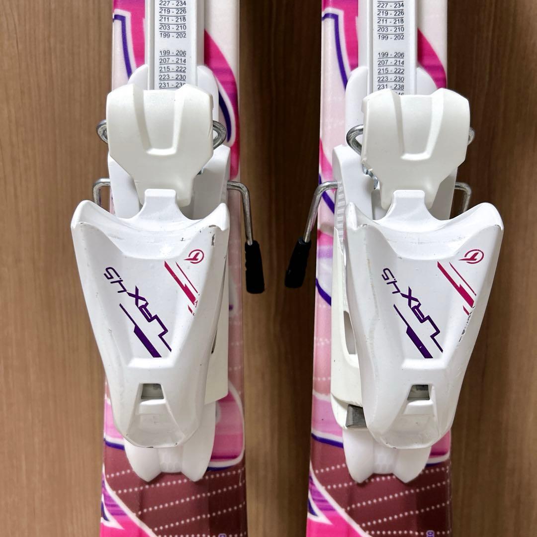 HART ジュニアスキー 117cmビンディング ストック 3点セット 女の子