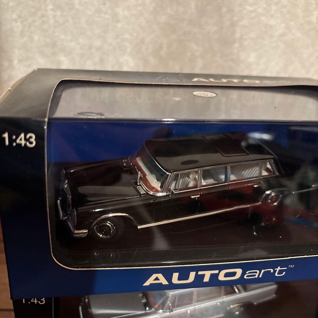 AUTOart メルセデスベンツ Typ600 1/43 ブラック シルバー2台
