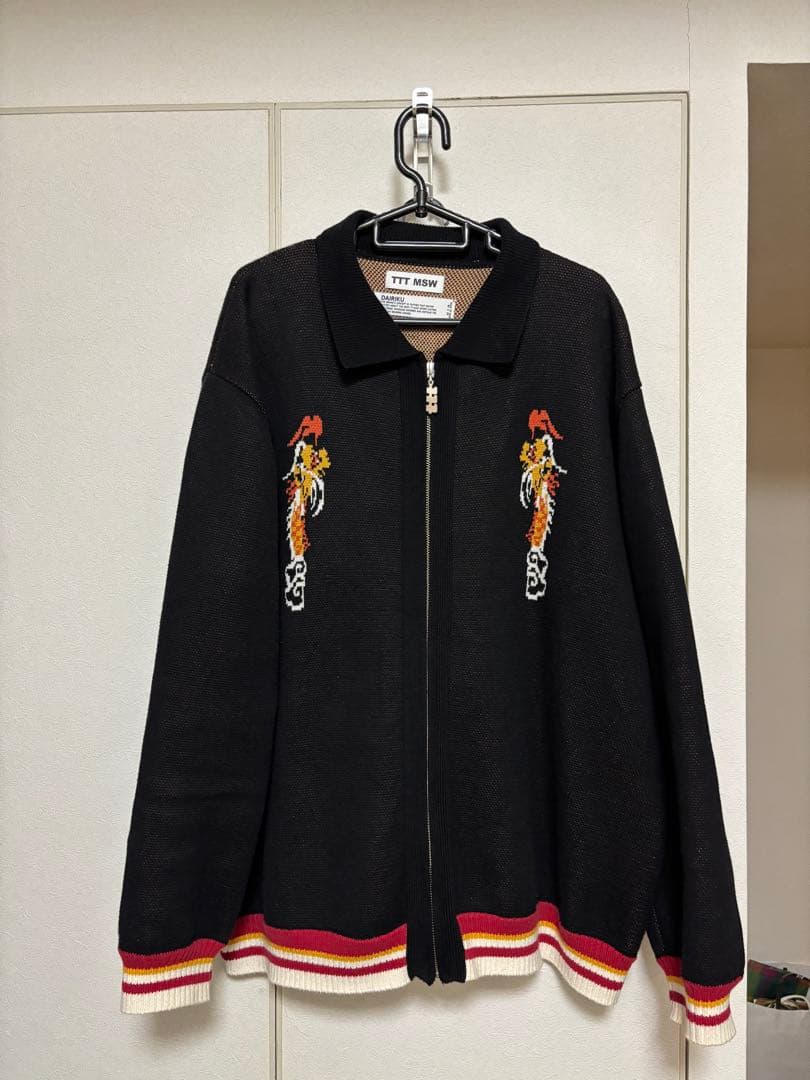TTT_MSW x DAIRIKU ニットポロカーディガン