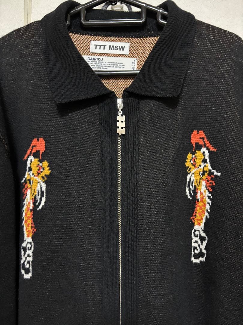 TTT_MSW x DAIRIKU ニットポロカーディガン
