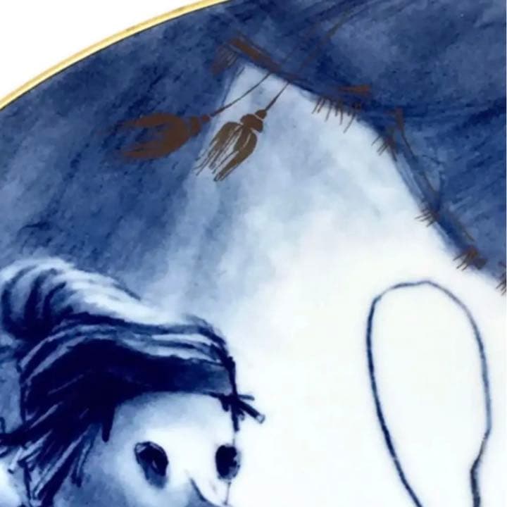 マイセン　大型イヤーズプレート　1985