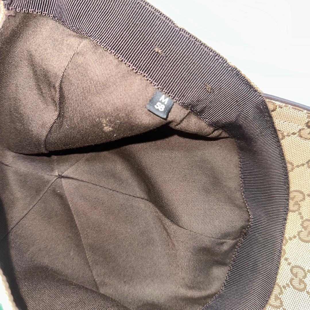 Gucci GGパターン ベースボールキャップ 58cm