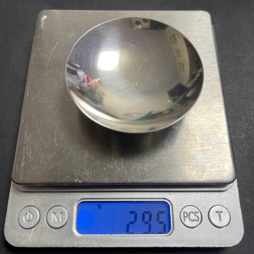 純銀製の銀杯/銀盃