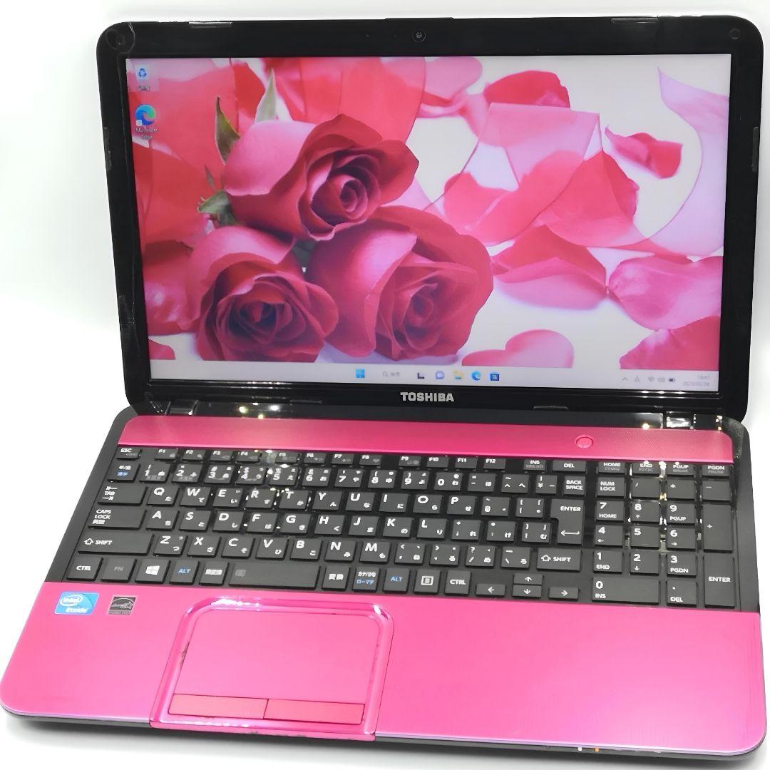 可愛いピンク♥ サクサク快適 Core i7 ノートパソコン Windows11