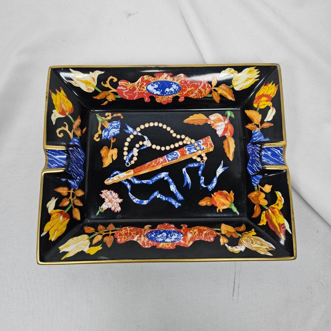 【1988年希少】HERMES ヴィドポシュ 灰皿 小物入れ「東洋と西洋の石」