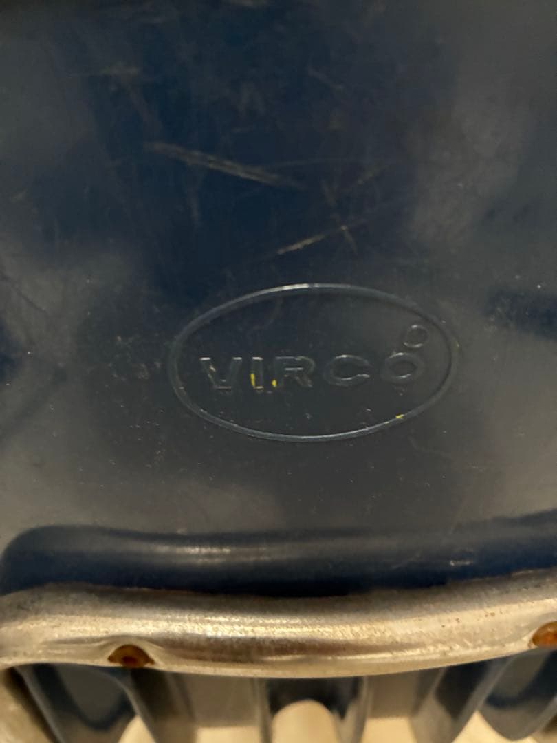 VIRCO スタッキングチェア ネイビー