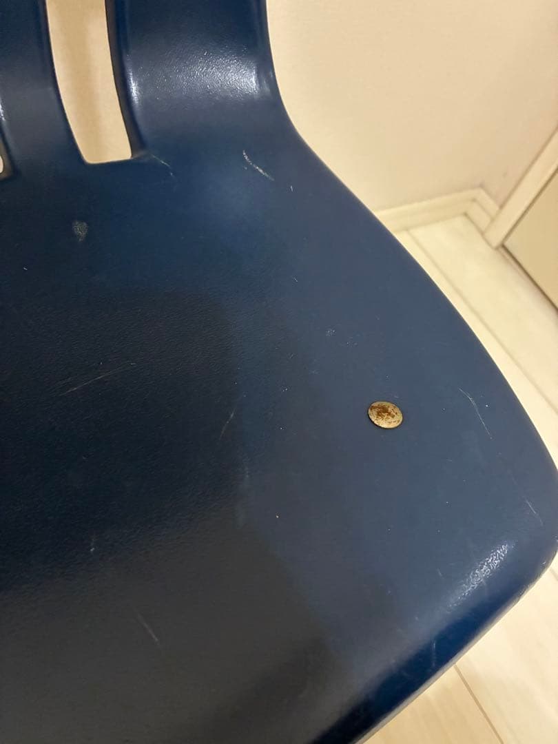 VIRCO スタッキングチェア ネイビー