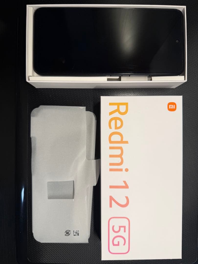 残り1台　Xiaomi Redmi 12 5G ミッドナイトブラック 本体