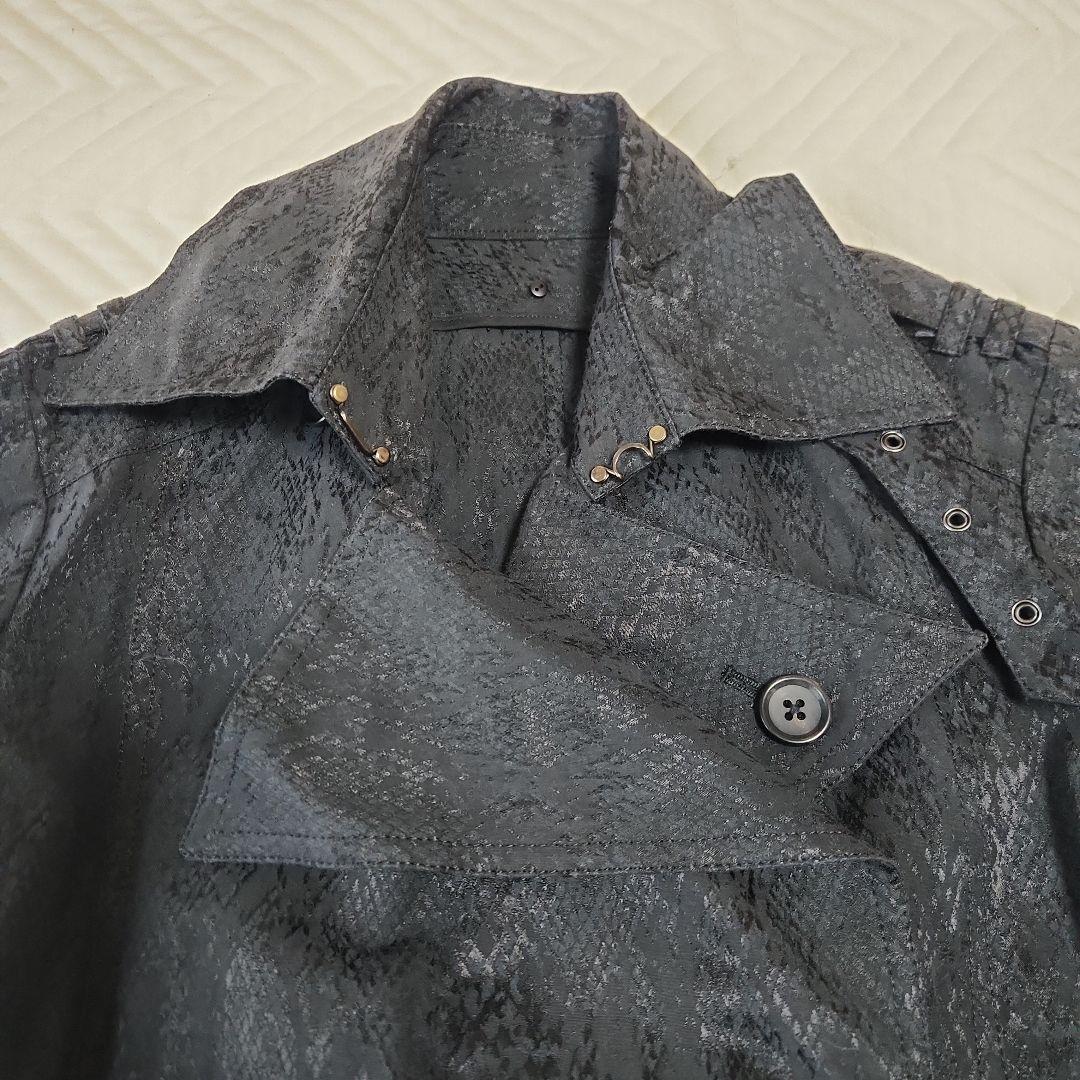 5351プールオム 激レア蛇柄トレンチコート サンプル 1点物？