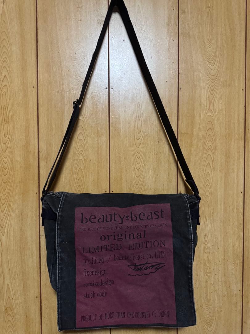 beauty:beast メッセンジャーバッグ 限定版 黒