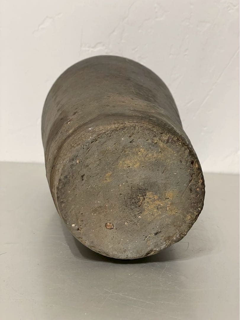 須恵器 古陶磁 壺 花瓶 インテリア 時代物 朝鮮【骨董・アンティーク】