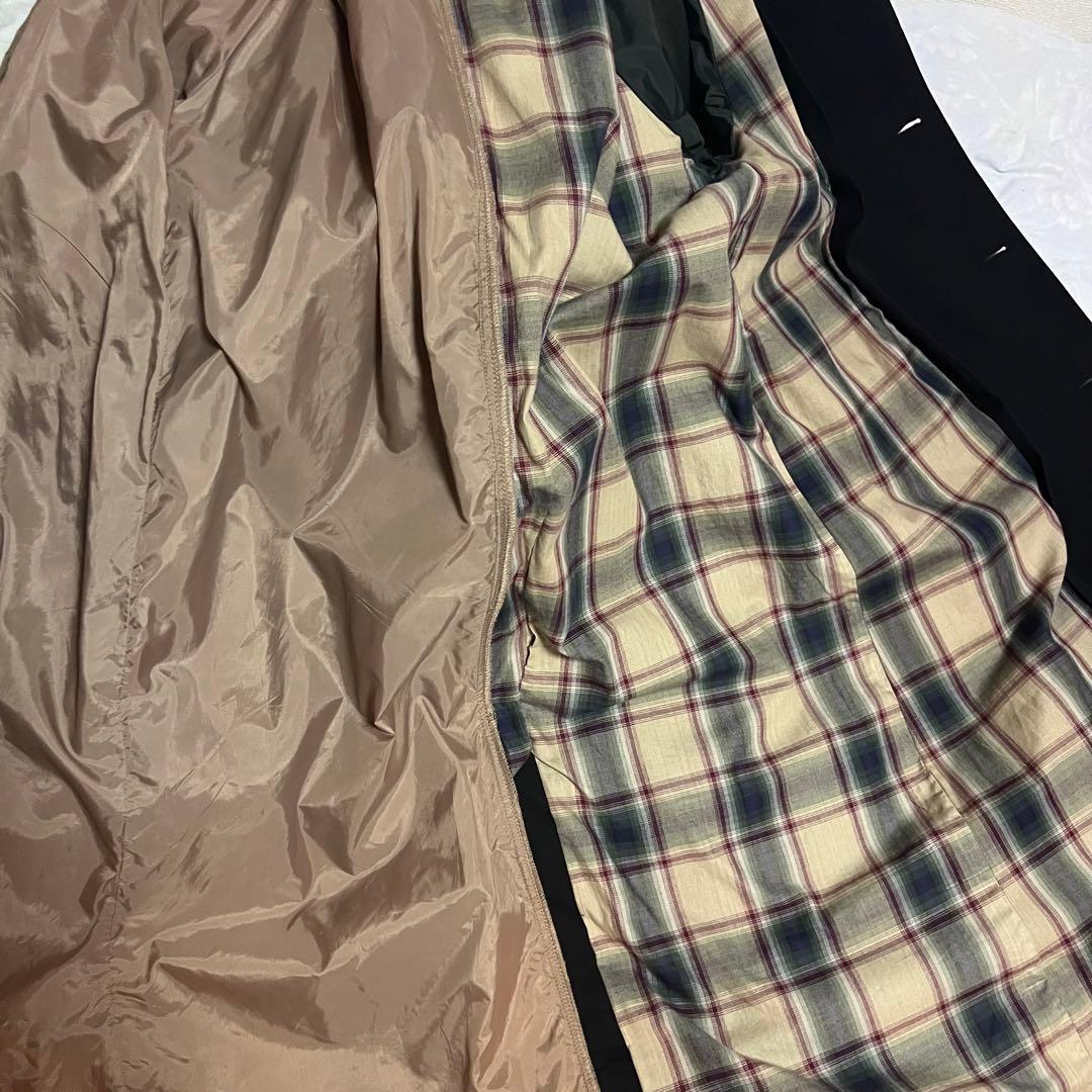 remake beige×black coat