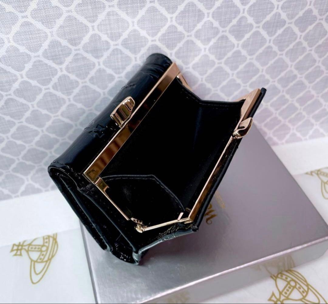 【大人気✨️ショッパー付】新品 Vivienne Westwood エナメル 黒