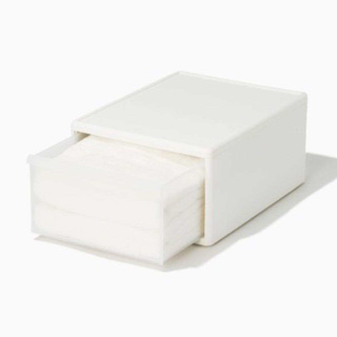 大人気！売り切れ続出！！　ライクイット ホワイト収納ケース ボックス型