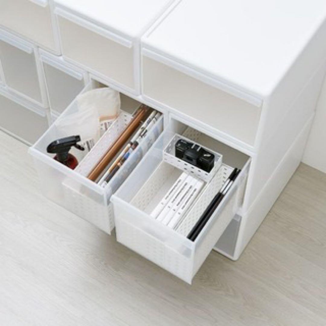 大人気！売り切れ続出！！　ライクイット ホワイト収納ケース ボックス型