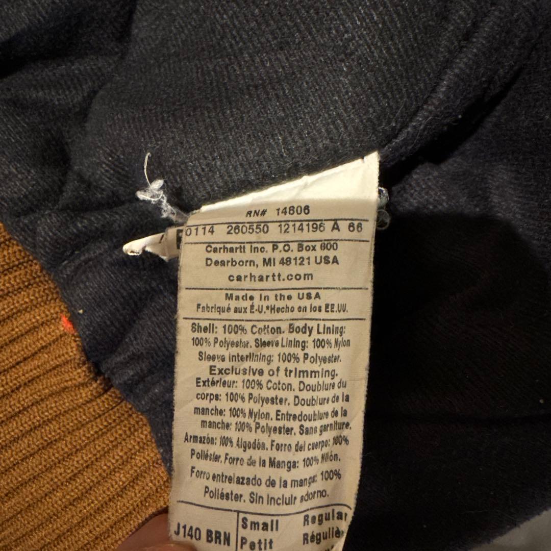 カーハート　アクティブジャケット　USA製　125 周年