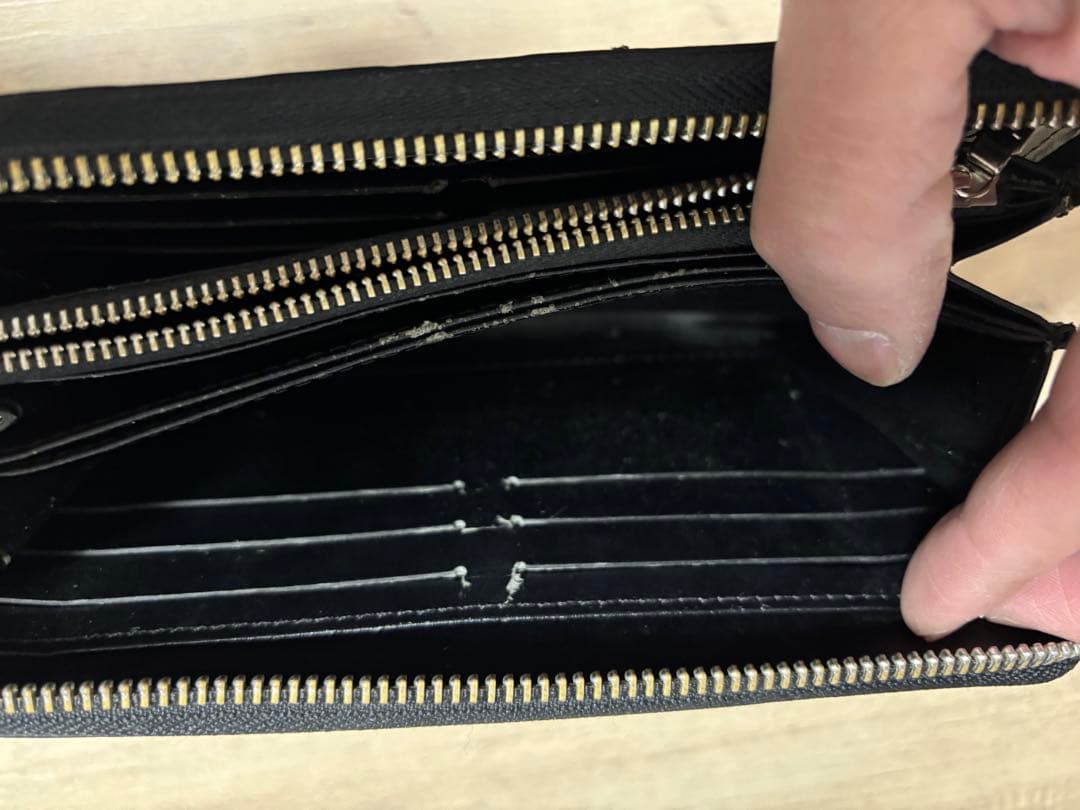 ルイ・ヴィトン　ダミエキャンバス ブラック長財布