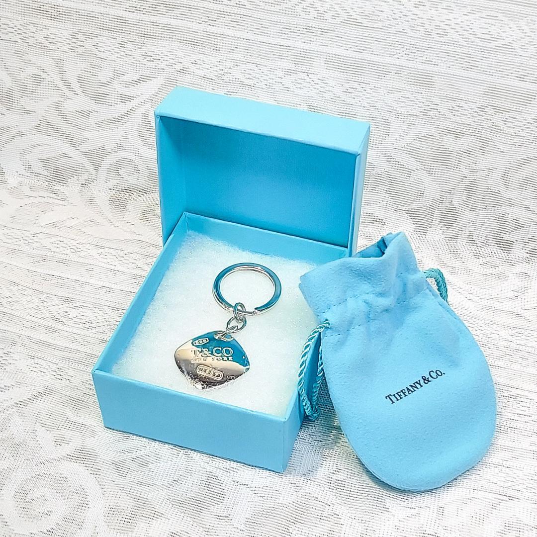 TIFFANY&Co. Y2K キーホルダー 1837 ナロー スクエア 925