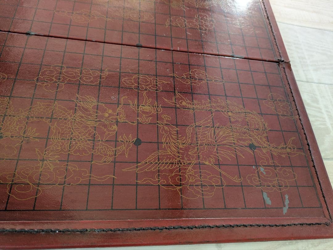 囲碁盤セット ドラゴンデザイン