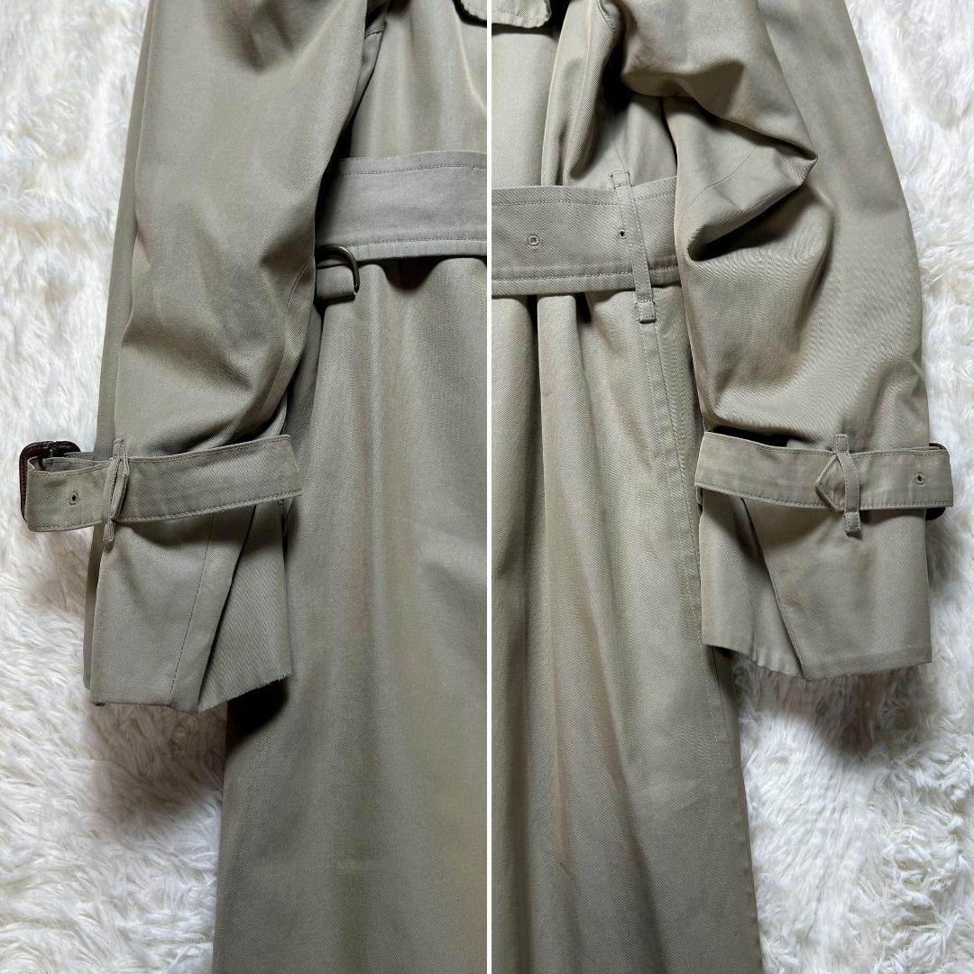 美品✨バーバリー トレンチコート ライナー付 ロング丈 ノバチェック M相当