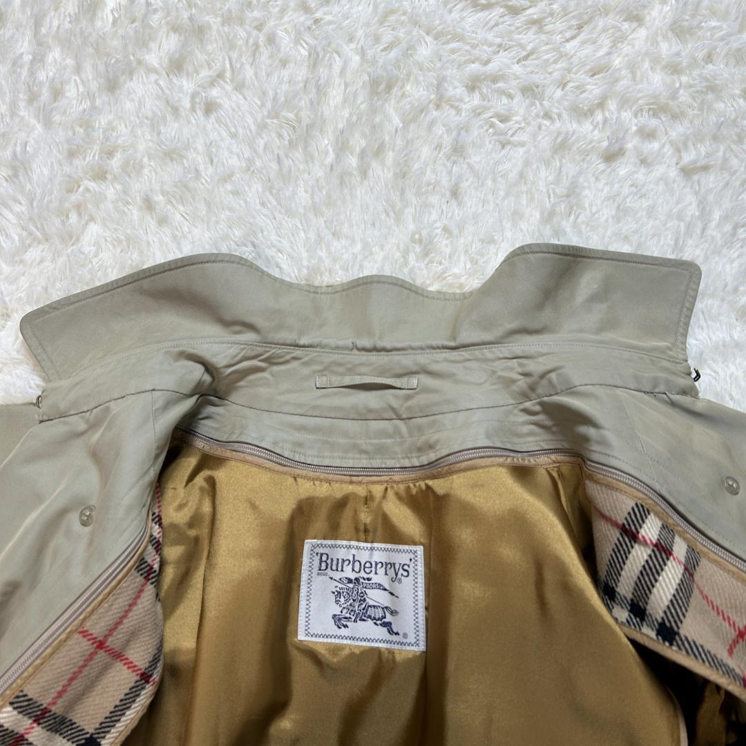 美品✨バーバリー トレンチコート ライナー付 ロング丈 ノバチェック M相当