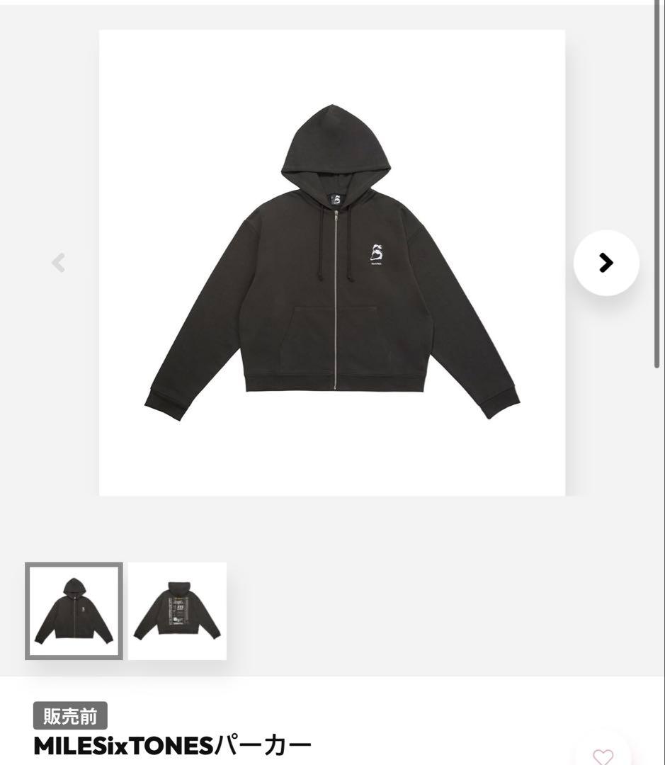 MILESixTONES パーカー　SixTONES 6周年