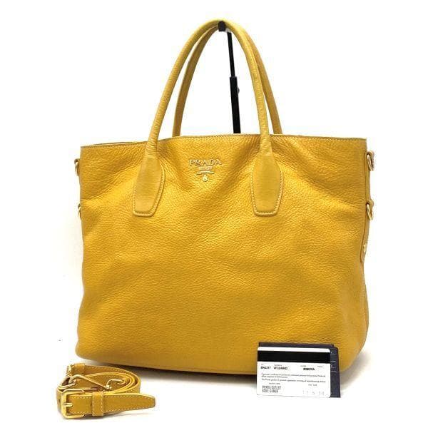 お買い得 PRADA ロゴ 2way ヴィッテロ ハンド 白タグ204