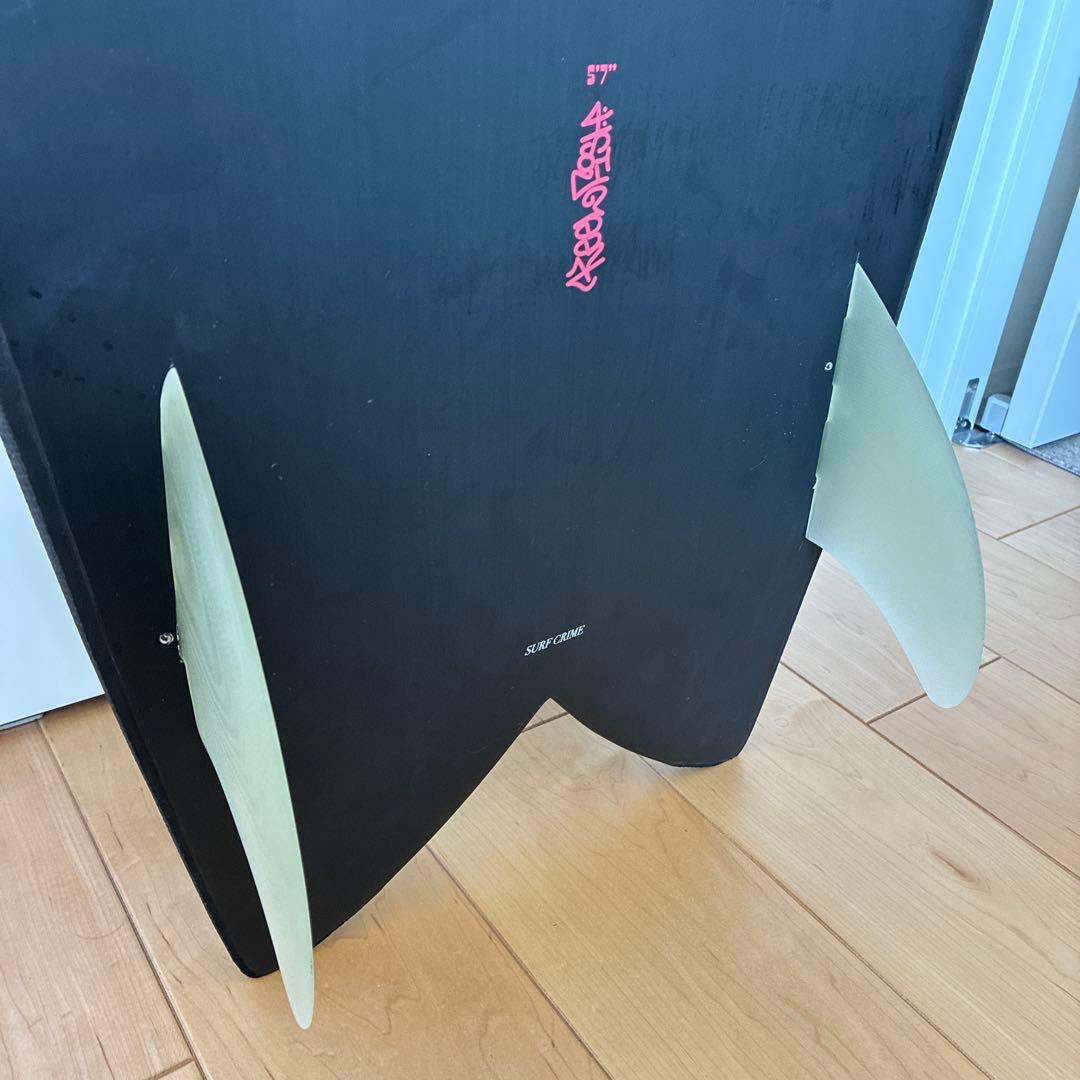 【美品】クライムサーフボード 純正フィン付 crime keel fish5.7