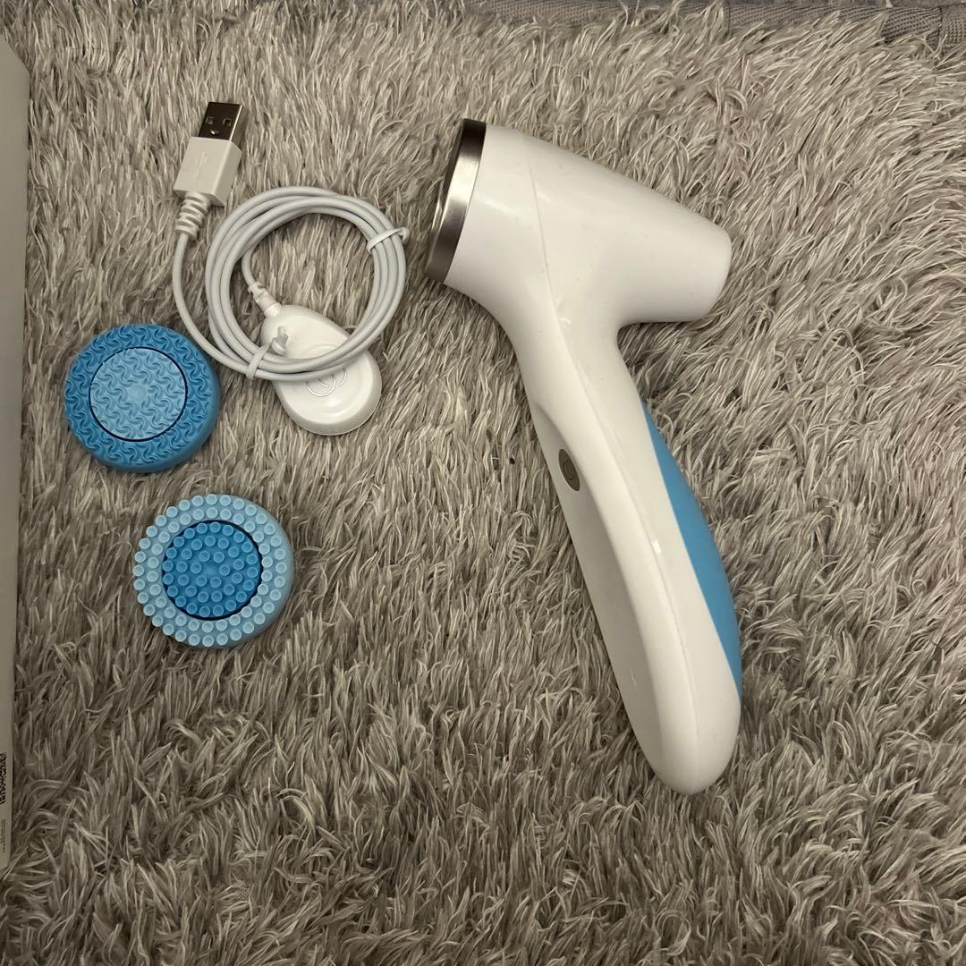 ニュースキン ルミスパ 洗顔器 正規品 ほぼ未使用 動作確認済　　ブラシ2個付き