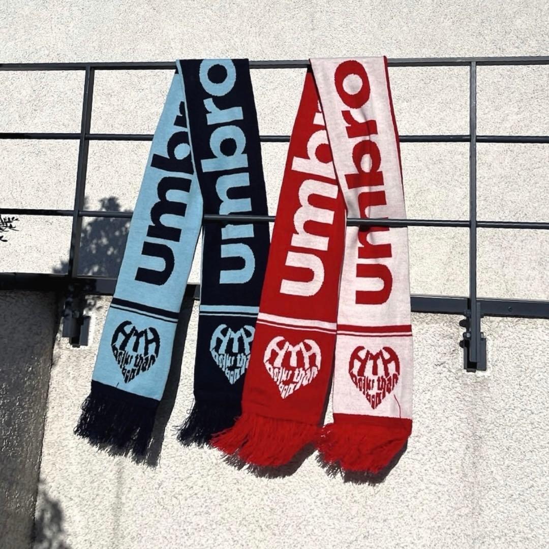 UMBRO×HTH soccer muffler サッカーマフラー レッド