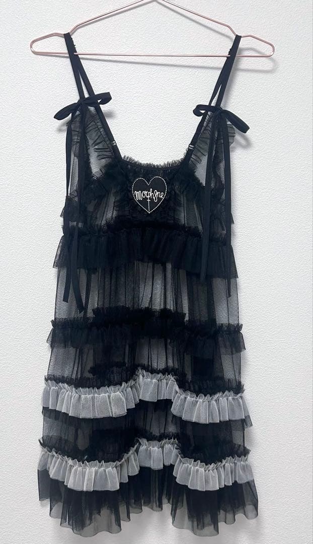 MORPH8NE モルフィン FALLEN ANGELS ワンピース 白黒