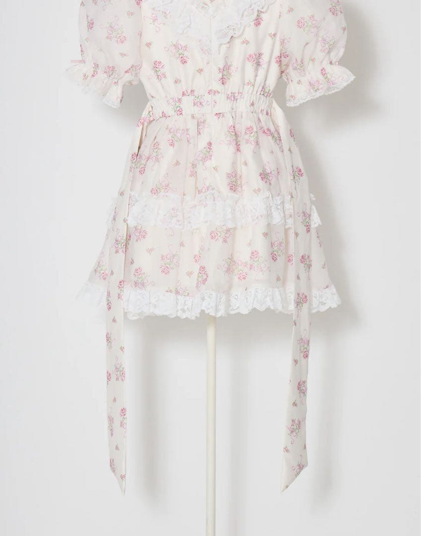 Ribbon rose garden onepiece／Fiorforte