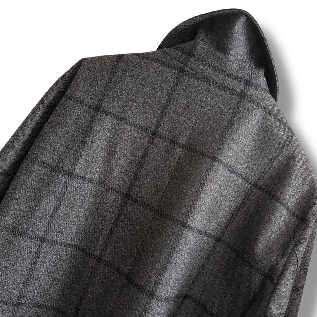 未使用級 白タグ マッキントッシュ ダンケルド ウールステンカラーコート 42