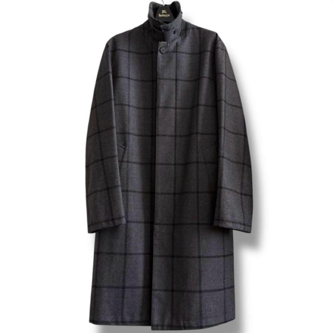 未使用級 白タグ マッキントッシュ ダンケルド ウールステンカラーコート 42