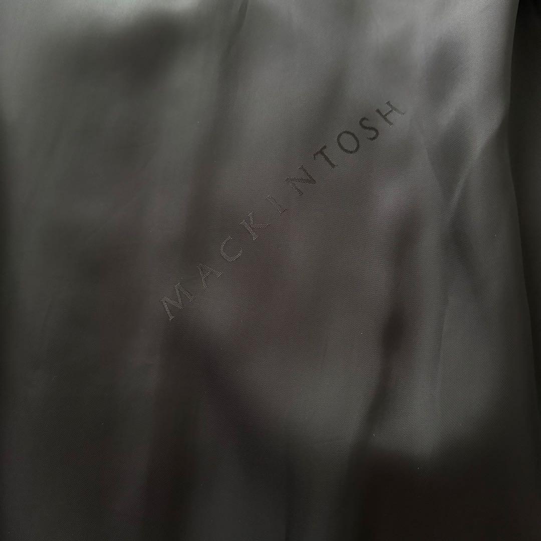 未使用級 白タグ マッキントッシュ ダンケルド ウールステンカラーコート 42