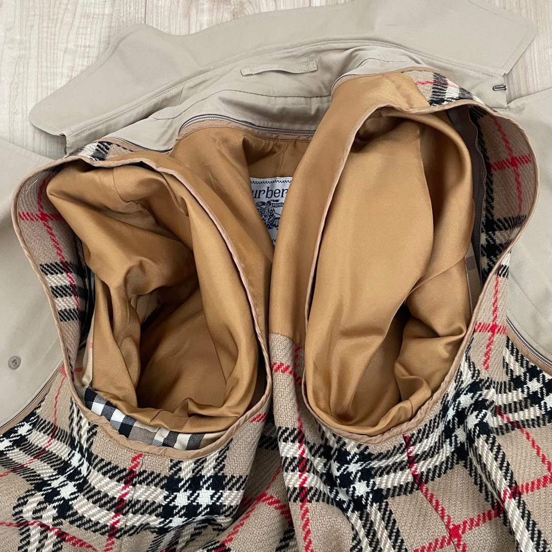 美品 Burberrys 11号 ノバチェック トレンチコート 着丈116cm