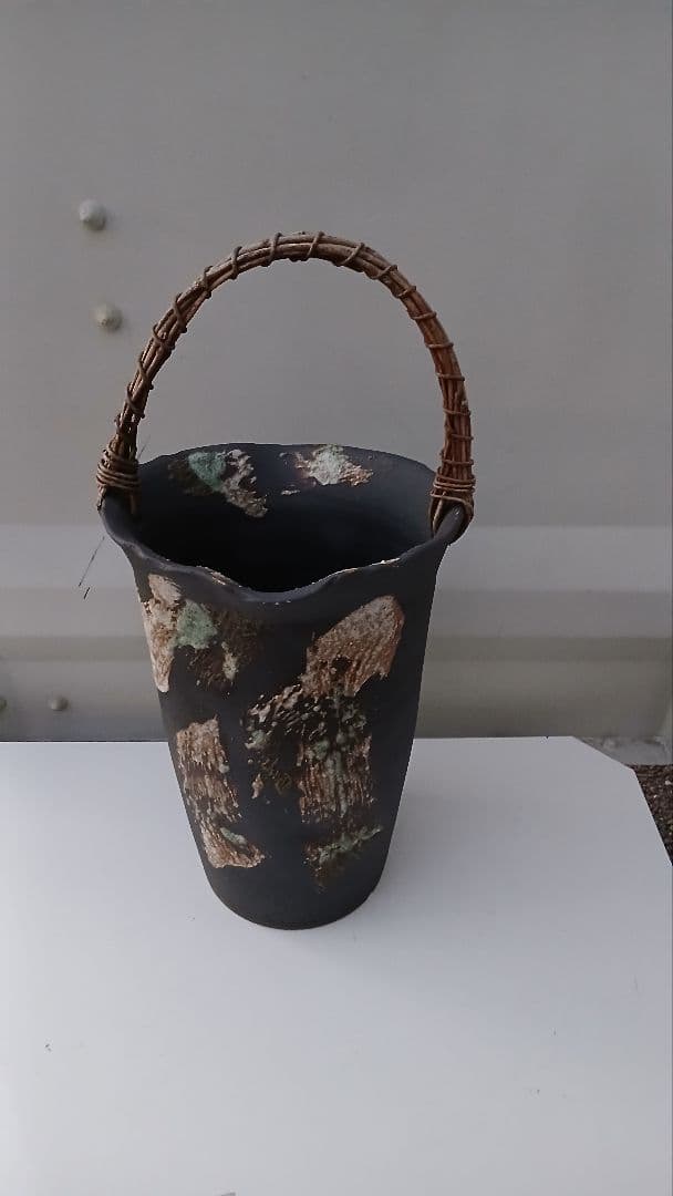 信楽焼 傘立て 花器 花瓶 和モダン 陶器 おしゃれ和モダンな傘立て