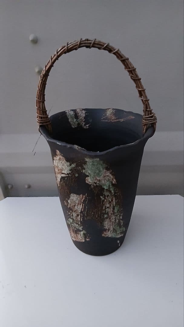 信楽焼 傘立て 花器 花瓶 和モダン 陶器 おしゃれ和モダンな傘立て