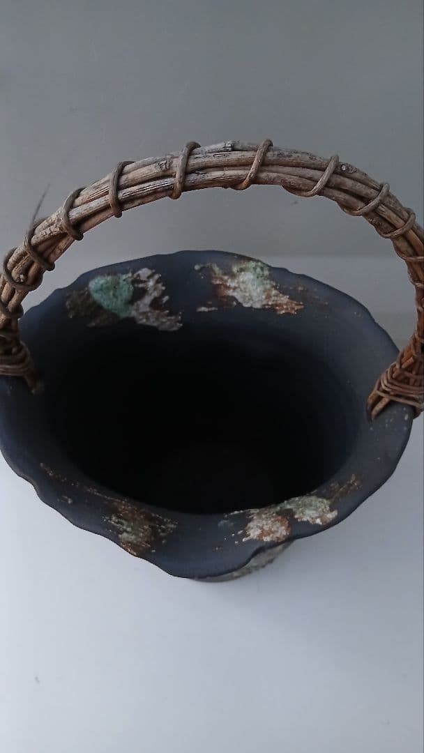 信楽焼 傘立て 花器 花瓶 和モダン 陶器 おしゃれ和モダンな傘立て