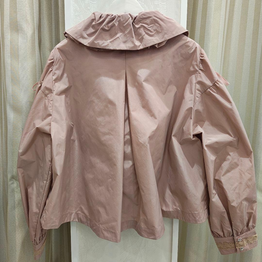 S221:美品❣️ショートジャケット＆ロングワンピース ツインセット ピンク