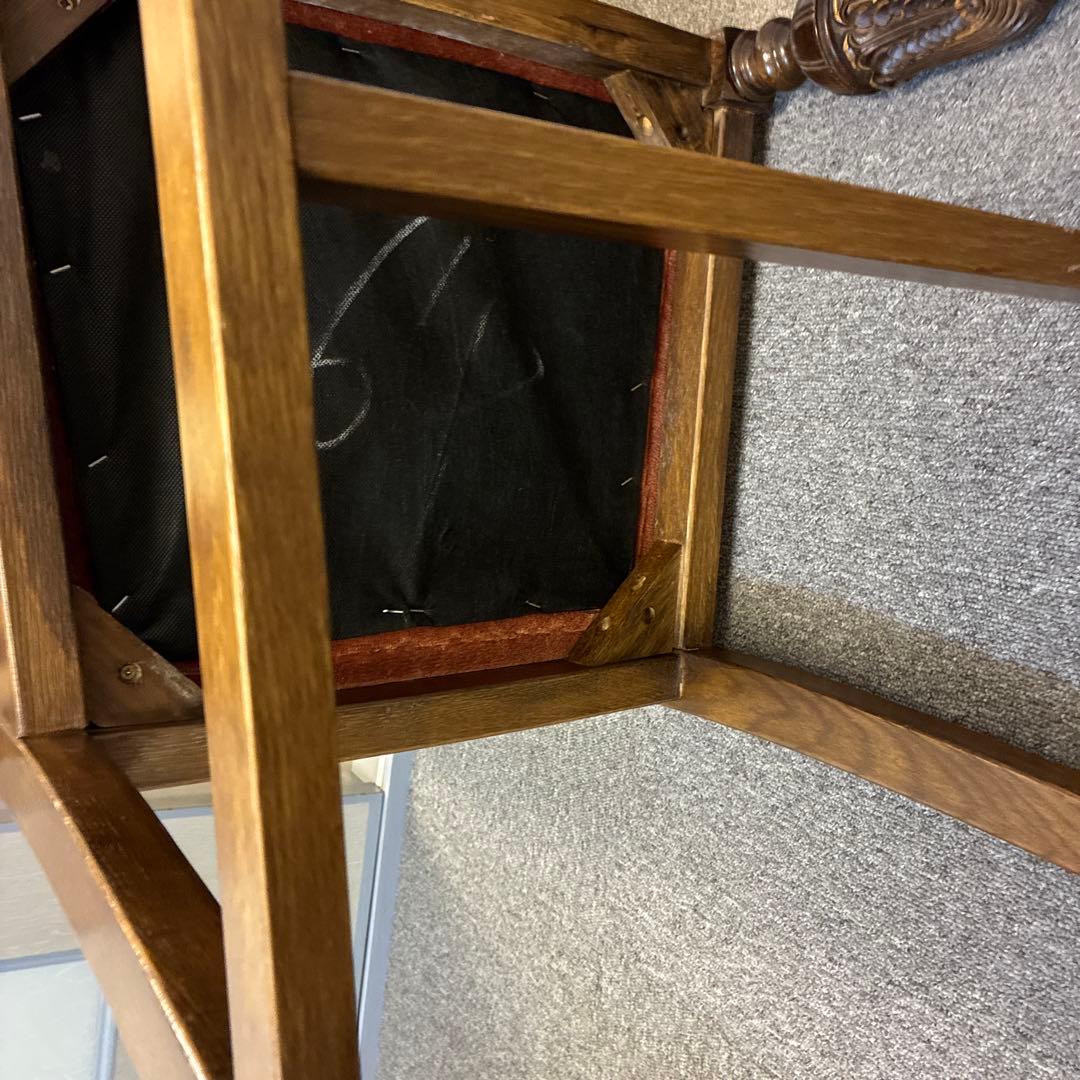 英国アンティーク椅子　バルボスレッグ