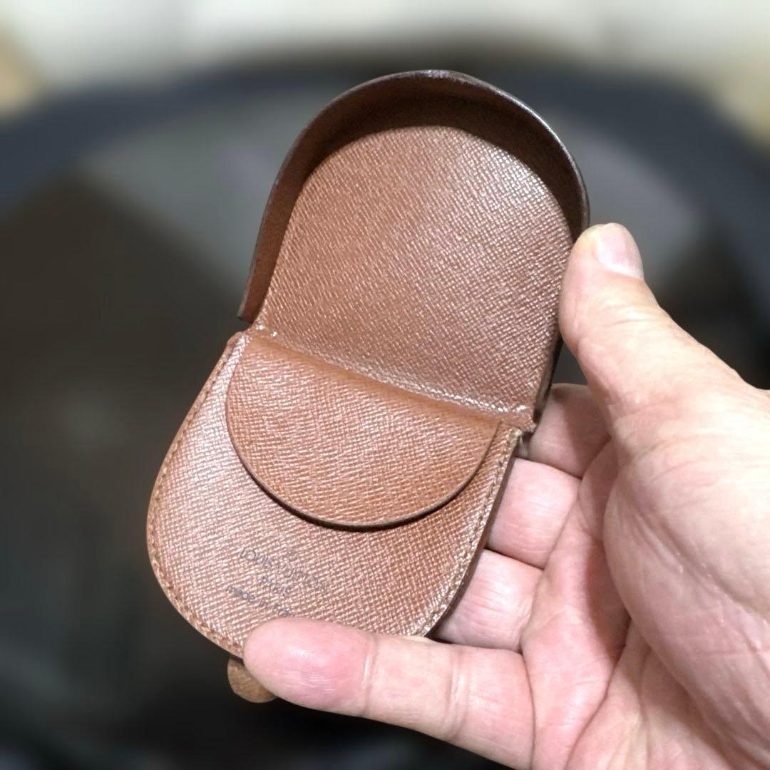 ②☆使用感僅か/美品☆ケース 馬蹄型 財布 ポルトモネ キュヴェット