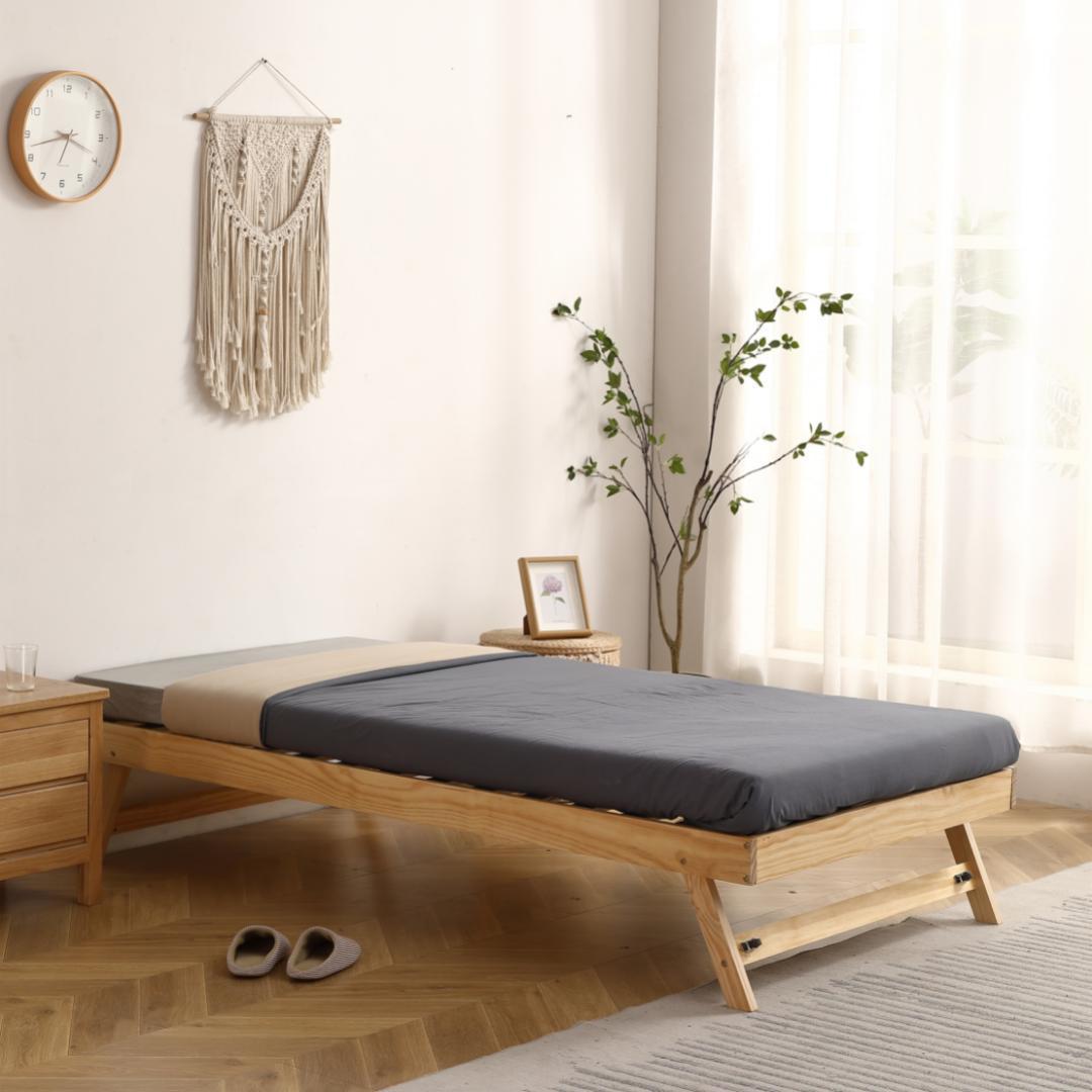 【ナチュラル】親子ベッド 二段ベッド ウッドベッド シングルベッド ディベッド