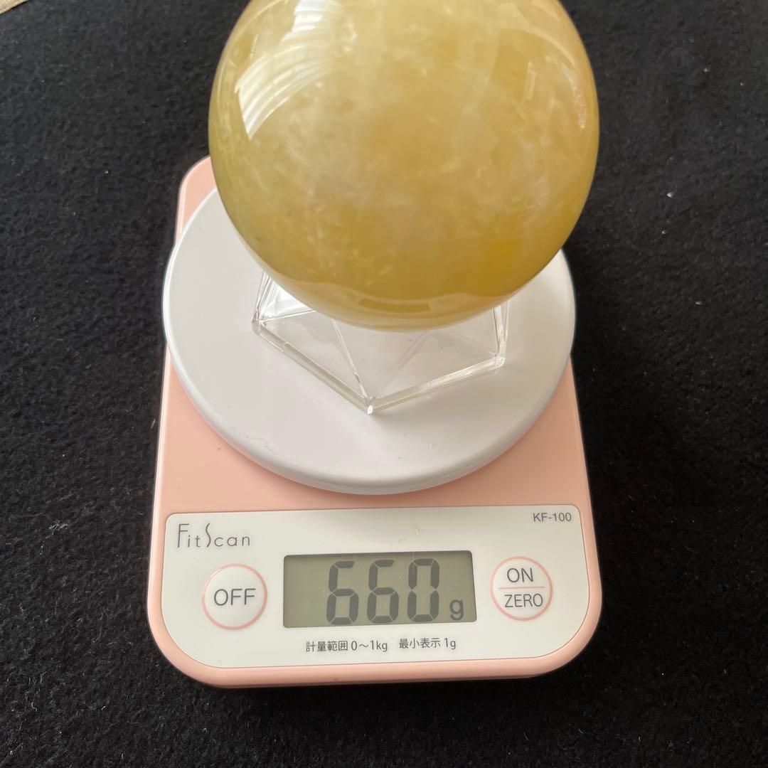 ぼ*)様 希少非加熱シトリンスフィア　安心台座付き！