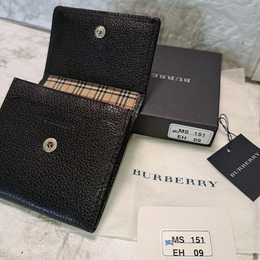 ✨️新品未使用✨️BURBERRYバーバリー　黒　ケース　専用箱&袋付き