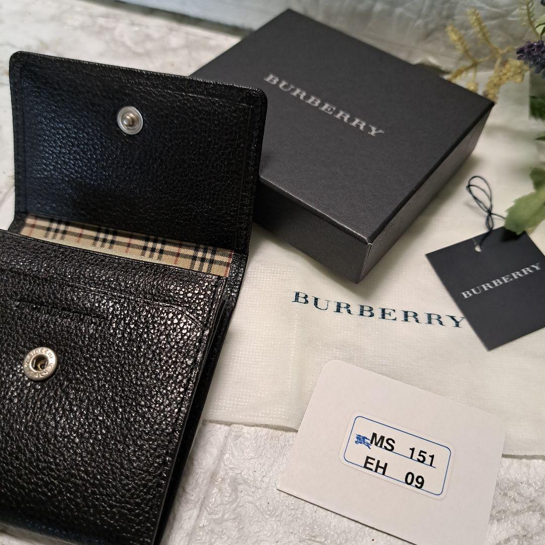 ✨️新品未使用✨️BURBERRYバーバリー　黒　ケース　専用箱&袋付き